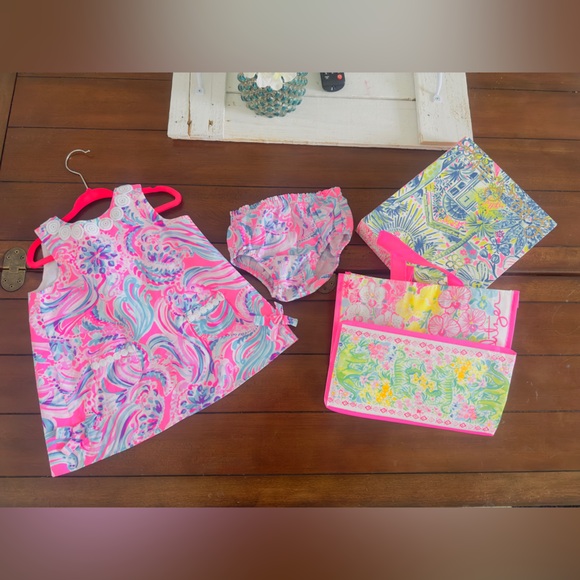 Lilly Pulitzer baby girl dress and bottom - Picture 1 of 5